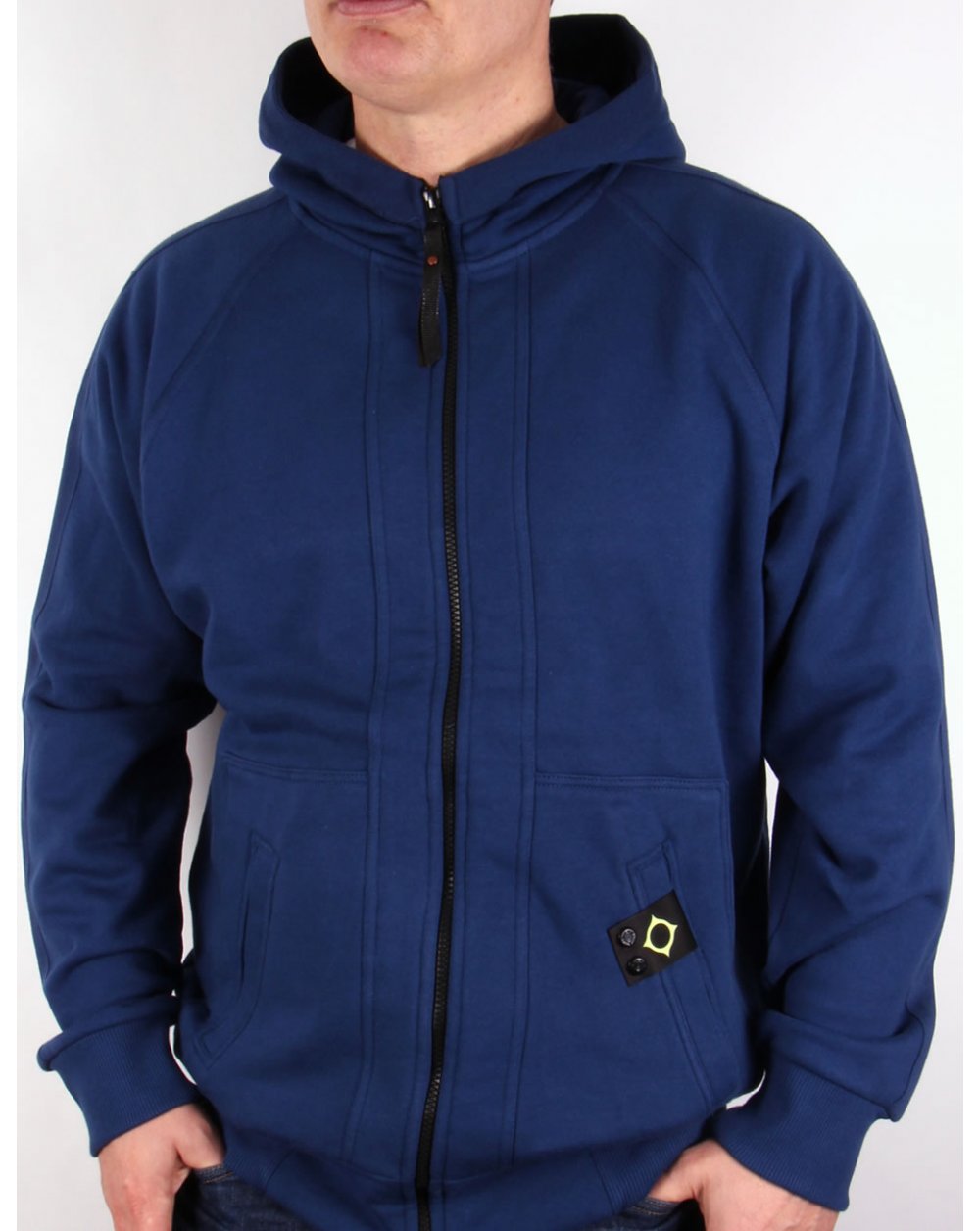 Ma.strum Zip Through Hoody Northern Blue