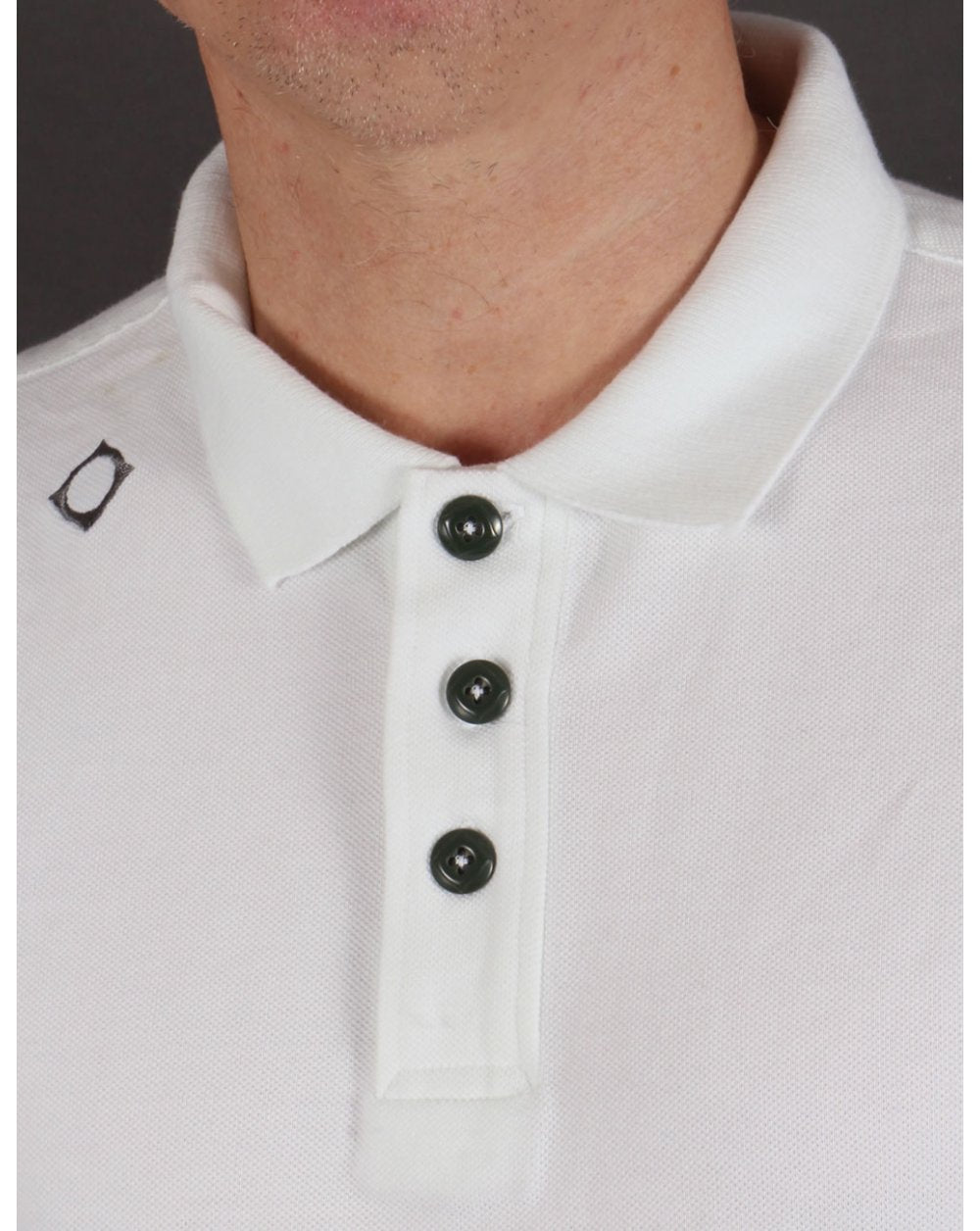 Ma.strum Kit Issue Short Sleeve Pique Polo Shirt White