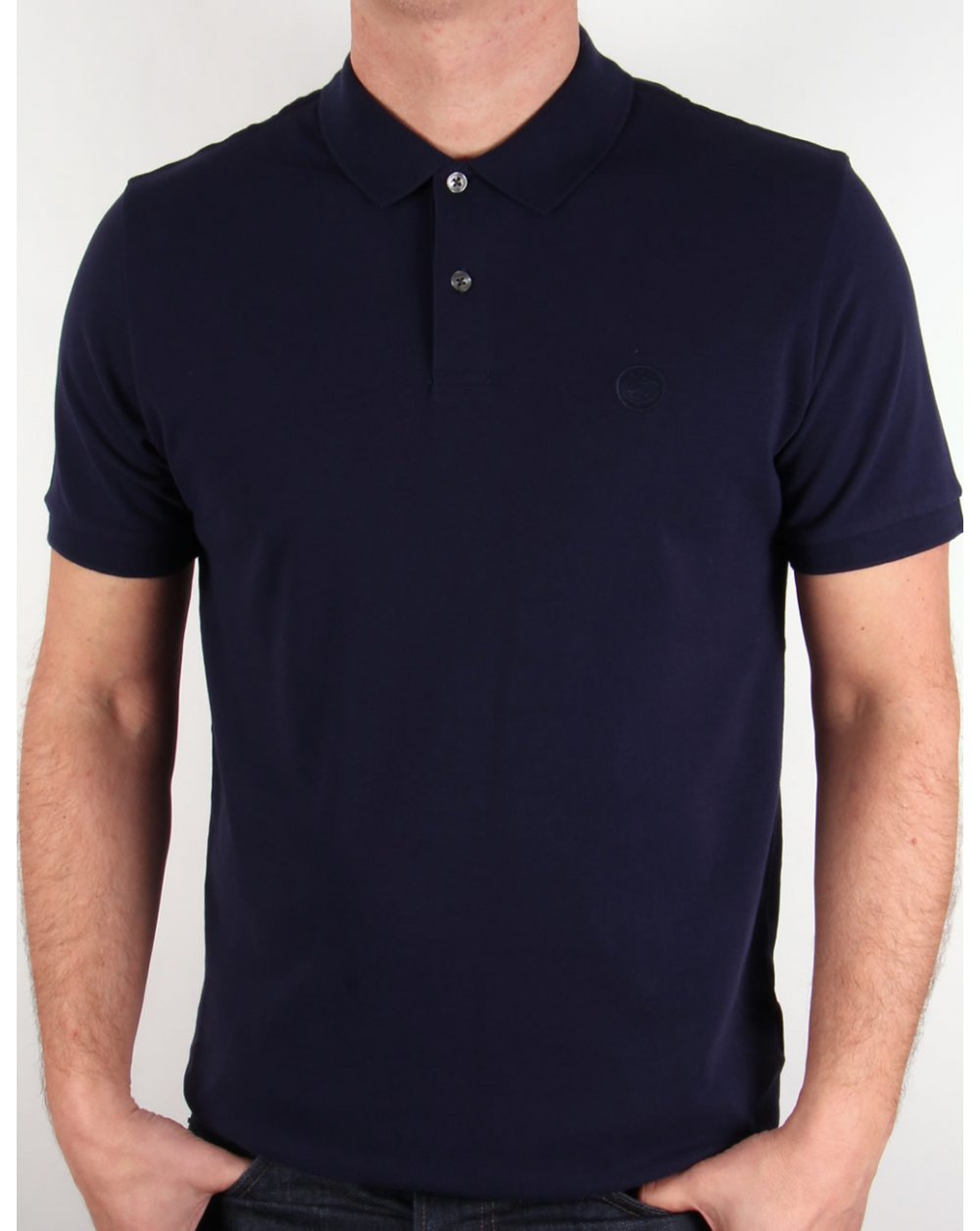 Pretty Green Pinnington Polo Shirt Navy Blue