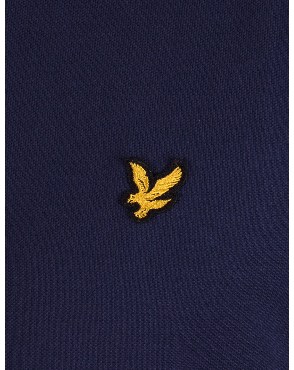 Lyle And Scott Bomber Collar Polo Shirt Navy Blue