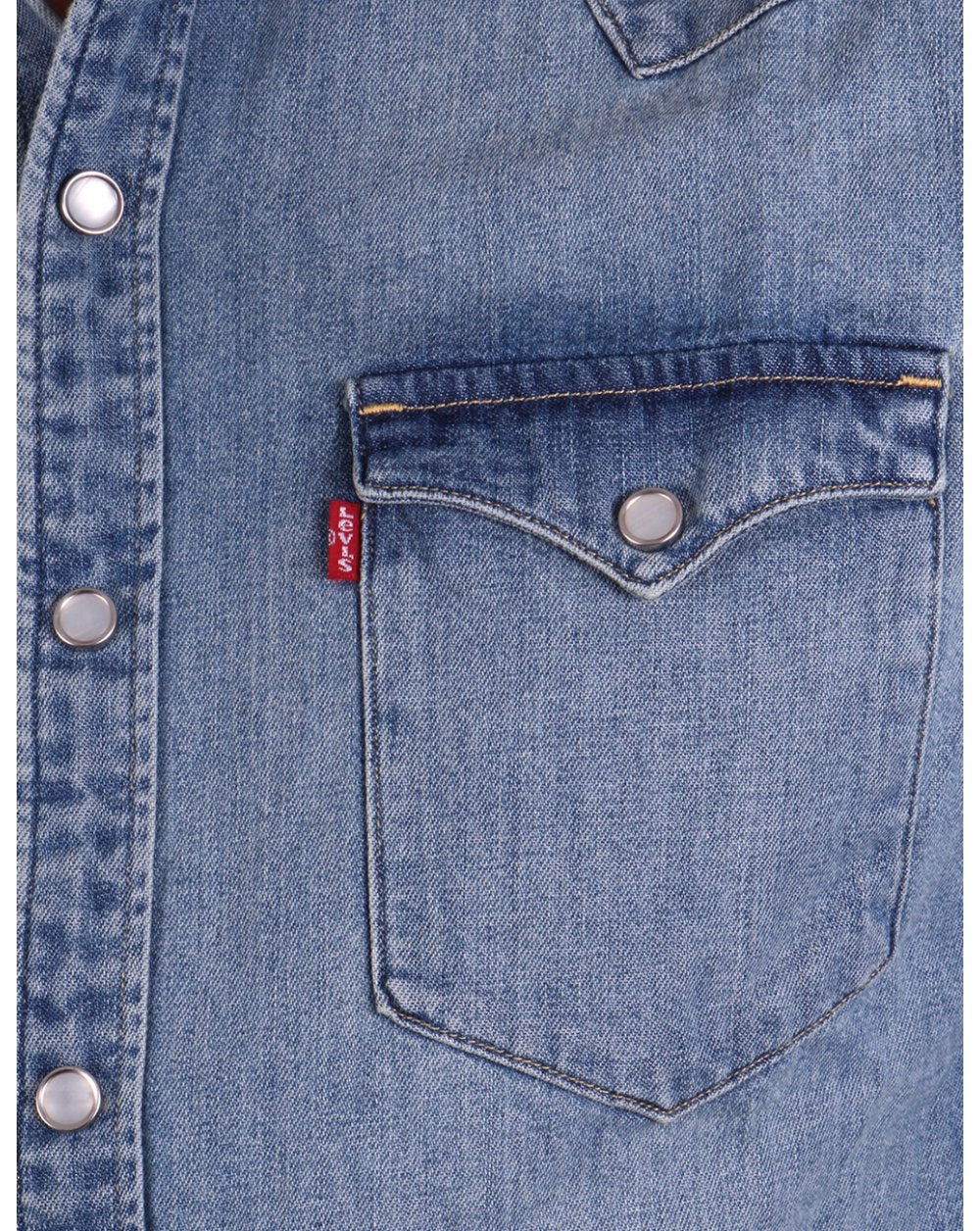 Levis Barstow Western Shirt Red Cast Stone