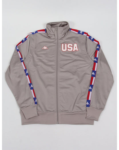 Robe Di Kappa La84 Usa Olympic Full Tracksuit Silver Grey