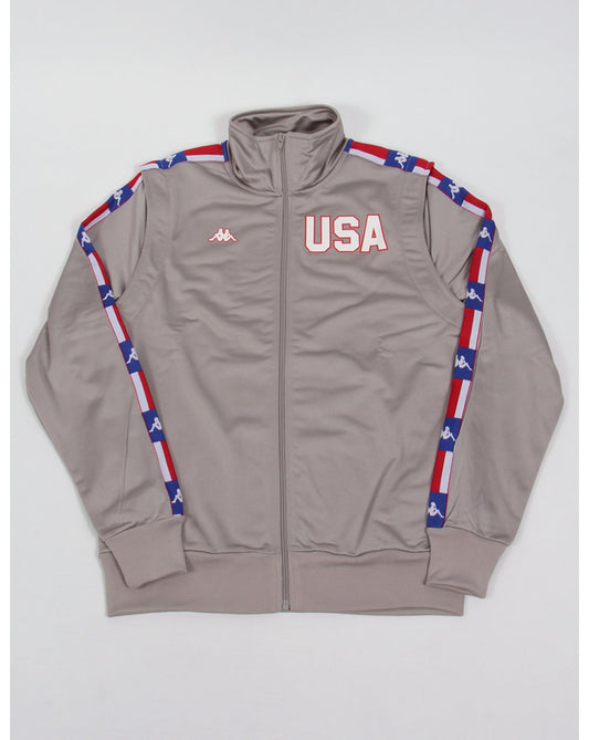 Kappa Robe Di Kappa La84 Usa Olympic Full Tracksuit Silver Grey