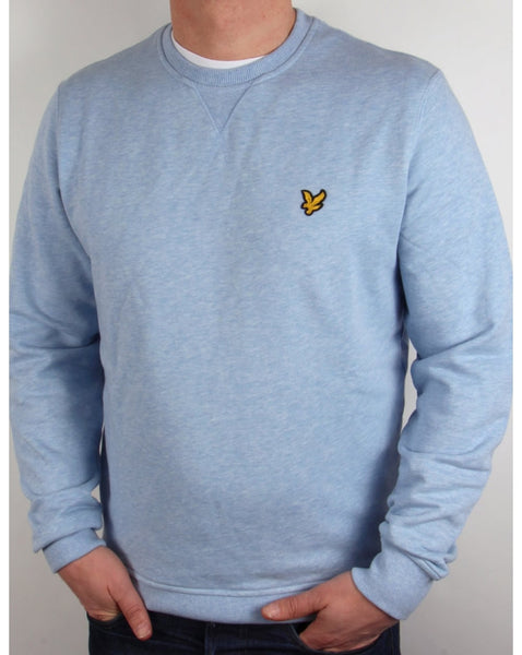 Lyle And Scott Crew Neck Sweatshirt Blue Marl
