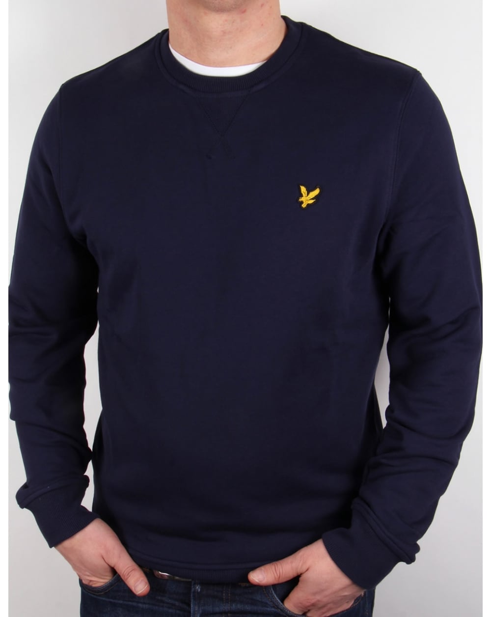 Lyle And Scott Crew Neck Sweatshirt Navy