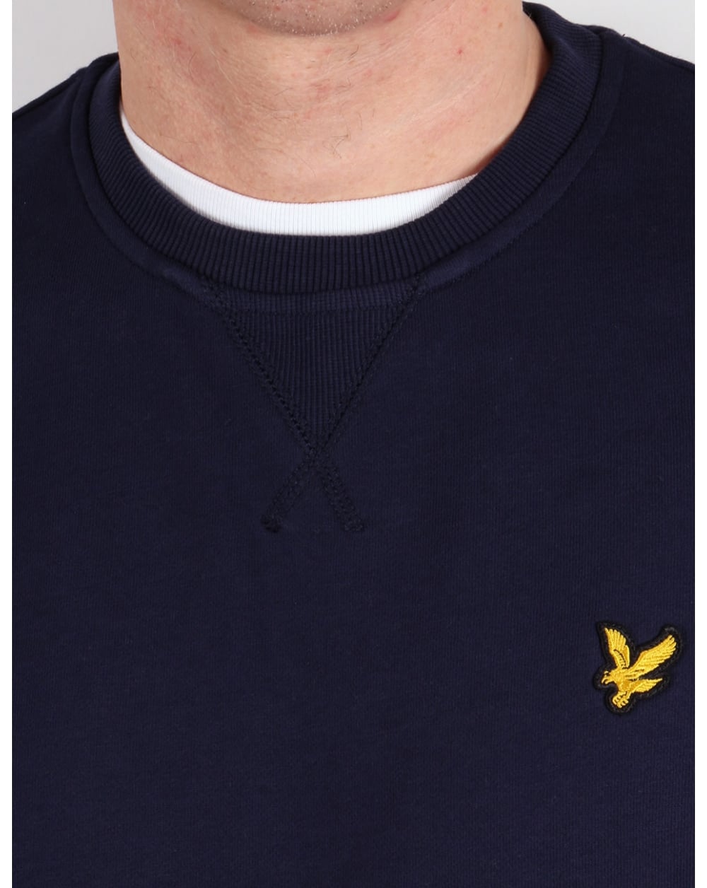 Lyle And Scott Crew Neck Sweatshirt Navy