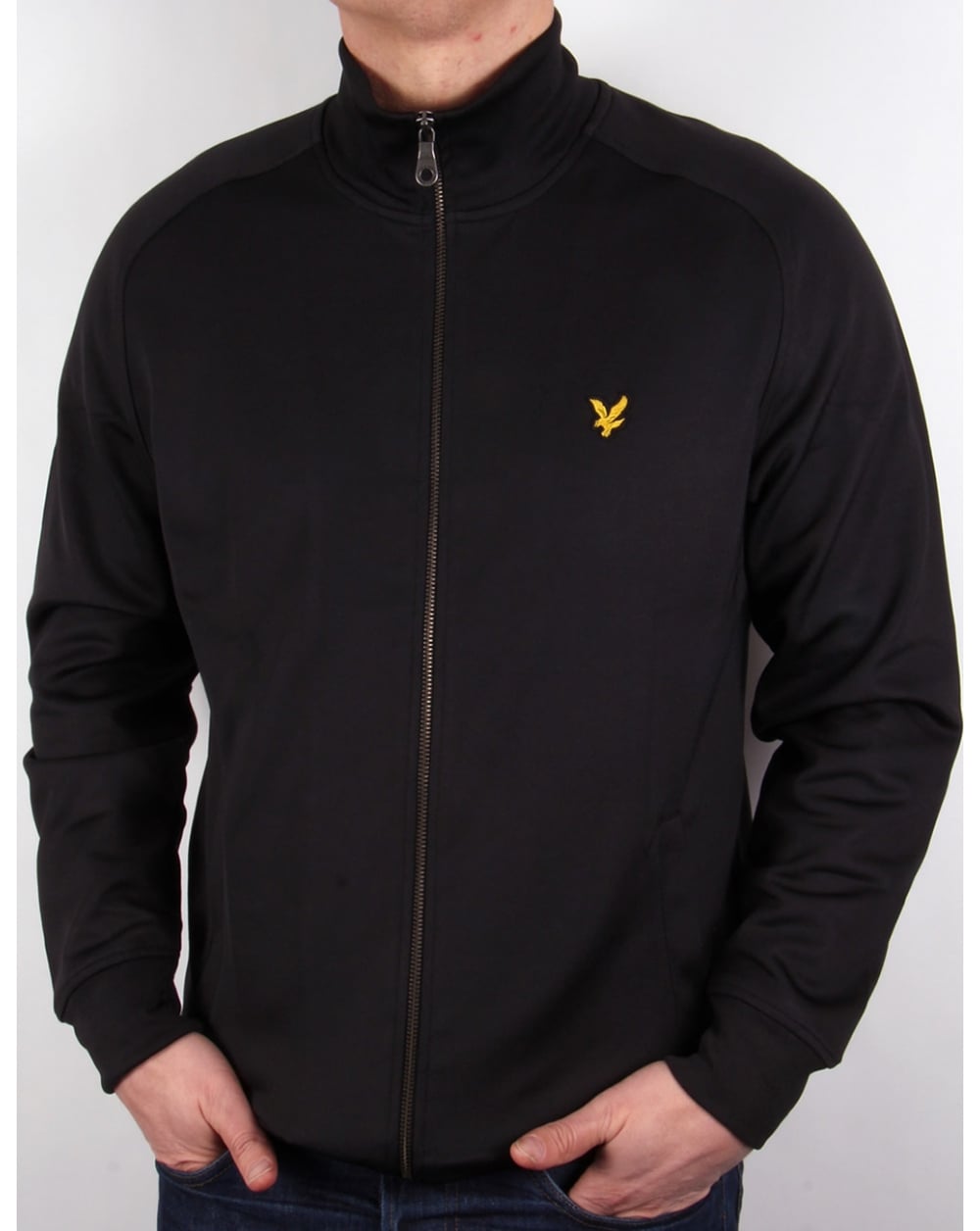 Lyle And Scott Tricot Track Jacket Black