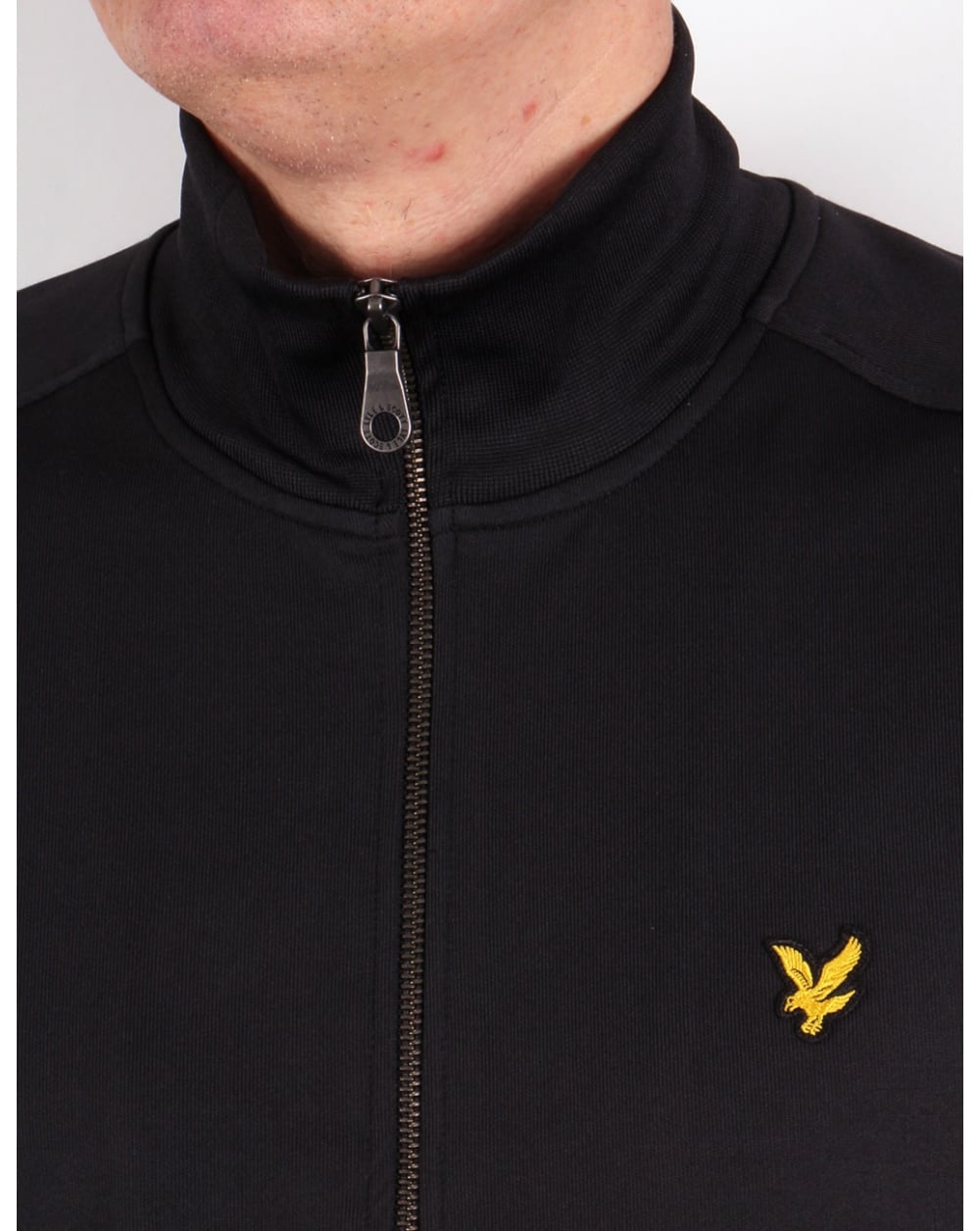 Lyle And Scott Tricot Track Jacket Black