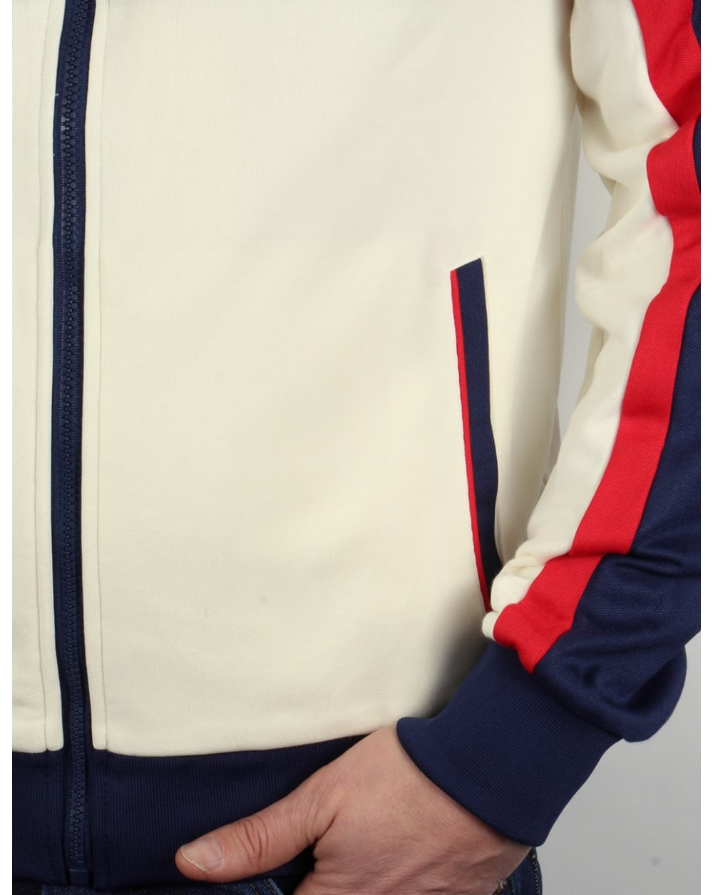 Fila Vintage 70s Original Track Top Navy/red/gardenia