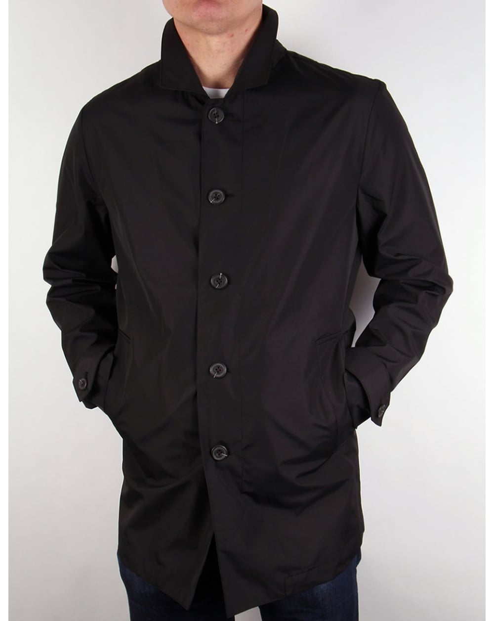 Lyle And Scott Lightweight Raincoat True Black