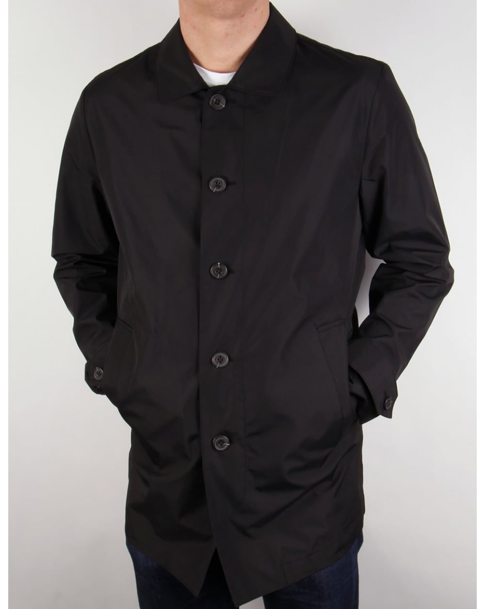 Lyle And Scott Lightweight Raincoat True Black