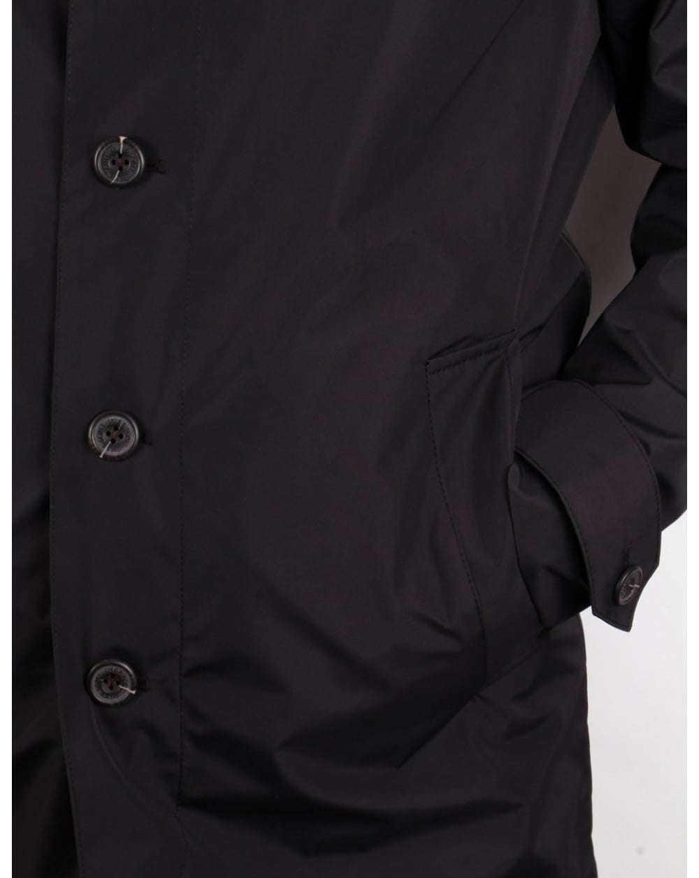 Lyle And Scott Lightweight Raincoat True Black