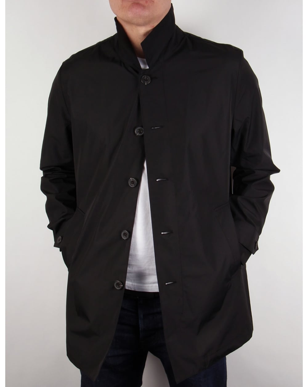 Lyle And Scott Lightweight Raincoat True Black