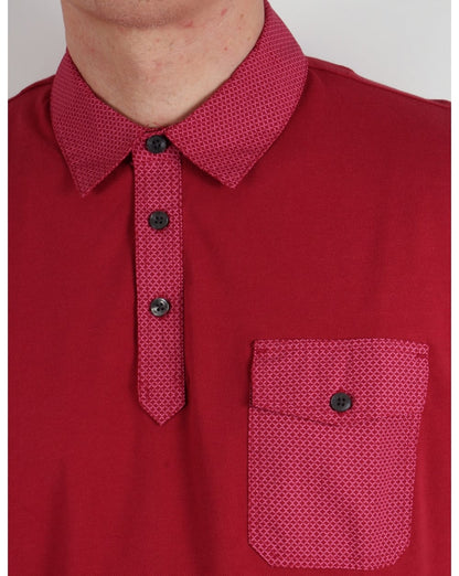 Pretty Green Springfield Polo Shirt Red
