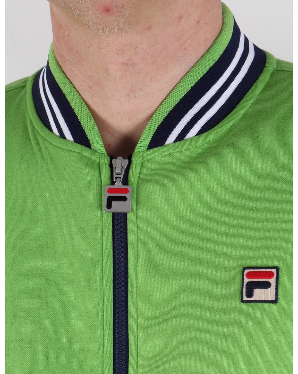 Fila Vintage Mk1 Settanta Track Top Kiwi Green/navy