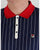 Fila Vintage Mk1 Settanta Polo Shirt Navy/Gardenia/Red