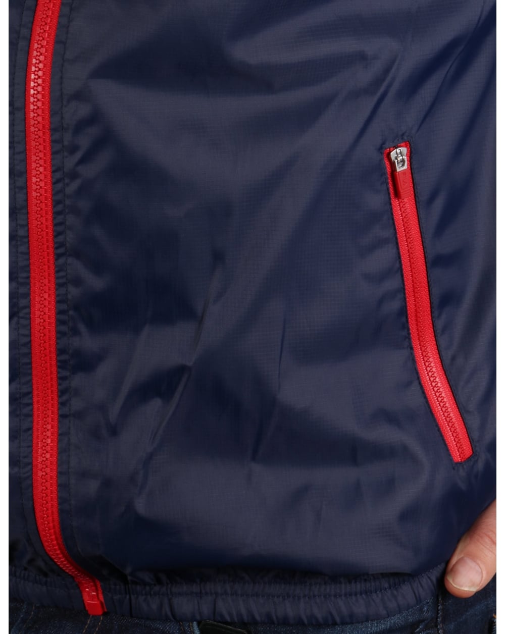 Fila Vintage Funnel Rain Jacket Navy