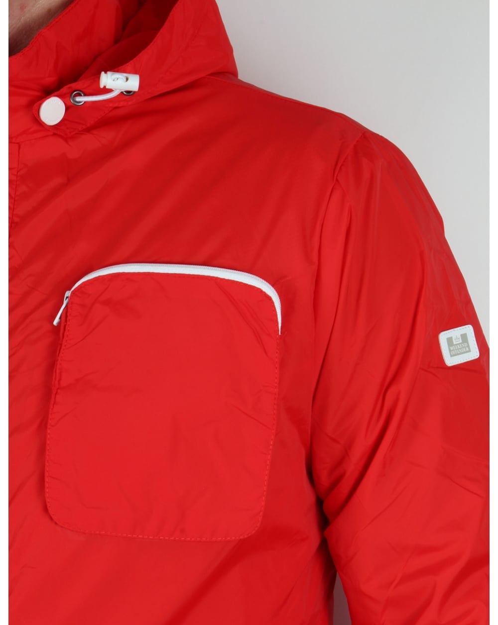 Weekend Offender Chebe Hooded Jacket Chilli Red