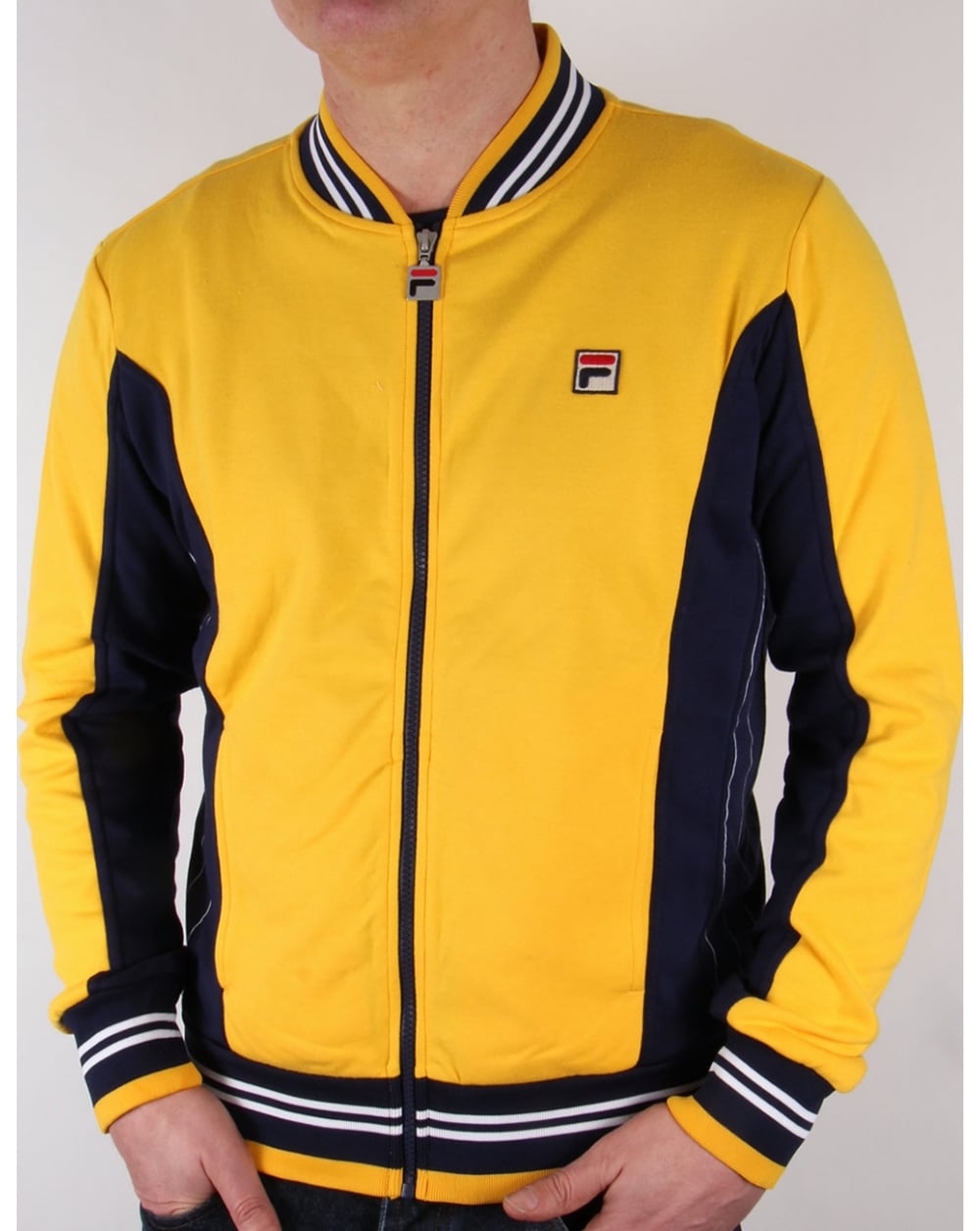 Fila Vintage Mk1 Settanta Track Top Golden Yellow