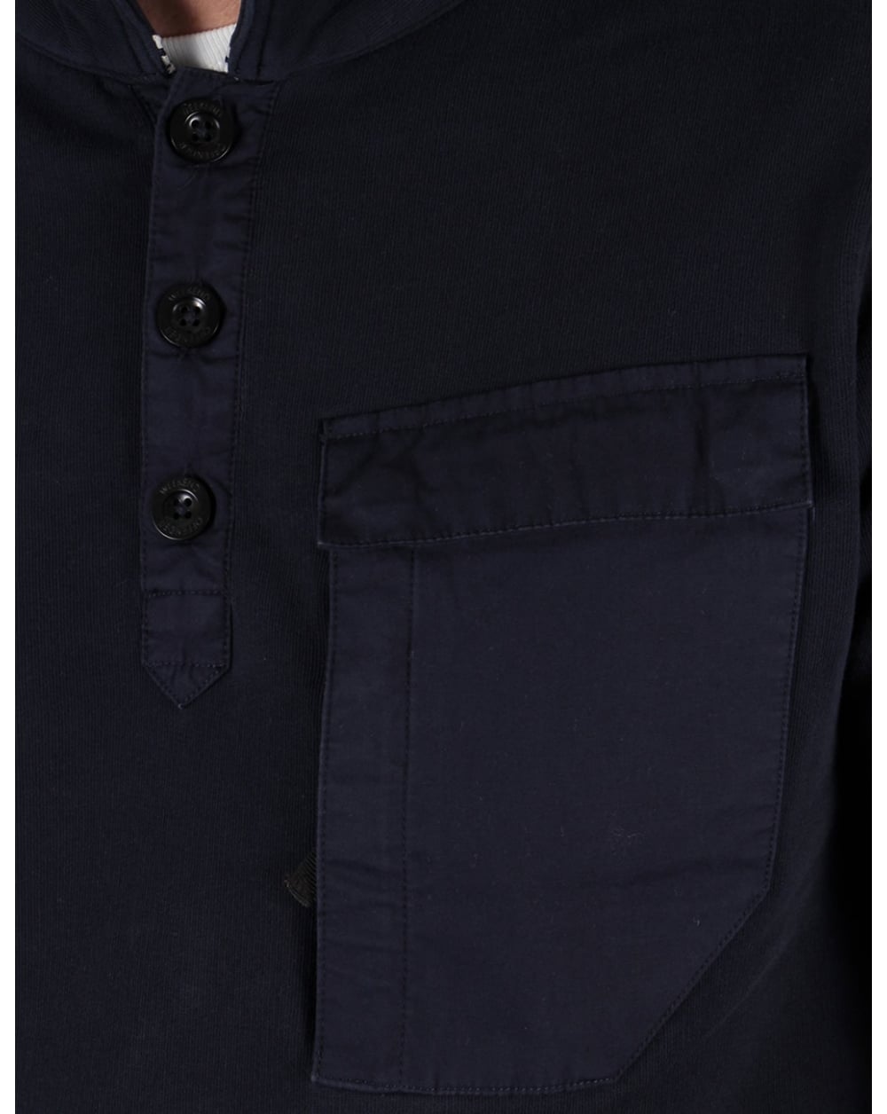 Weekend Offender Niko Collared Sweat Navy