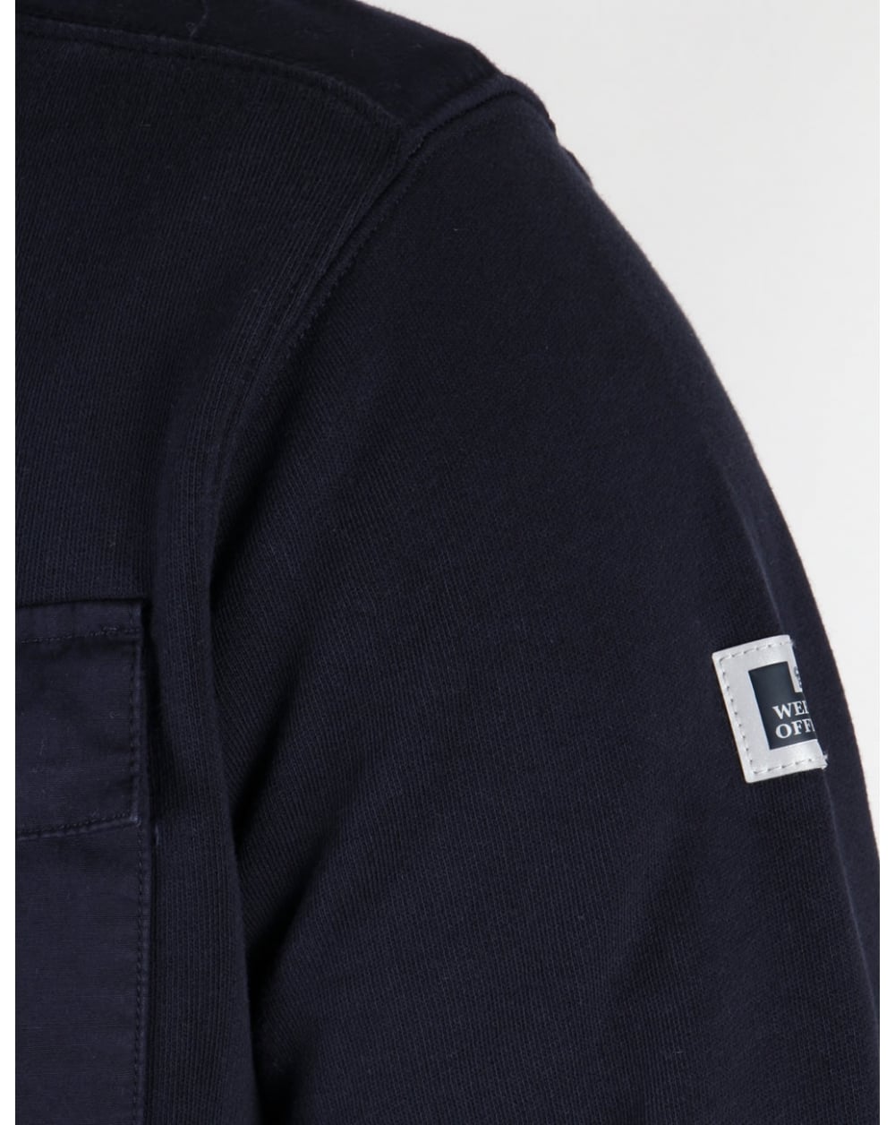 Weekend Offender Niko Collared Sweat Navy