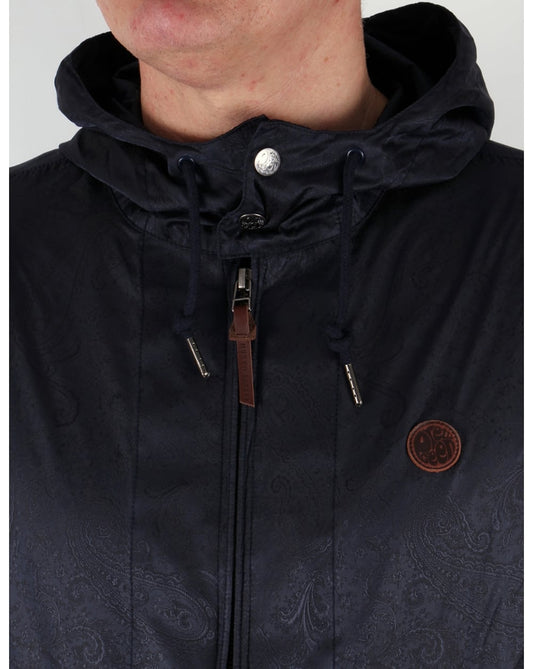 Pretty Green Pretty Green Wren Paisley Jacket Navy