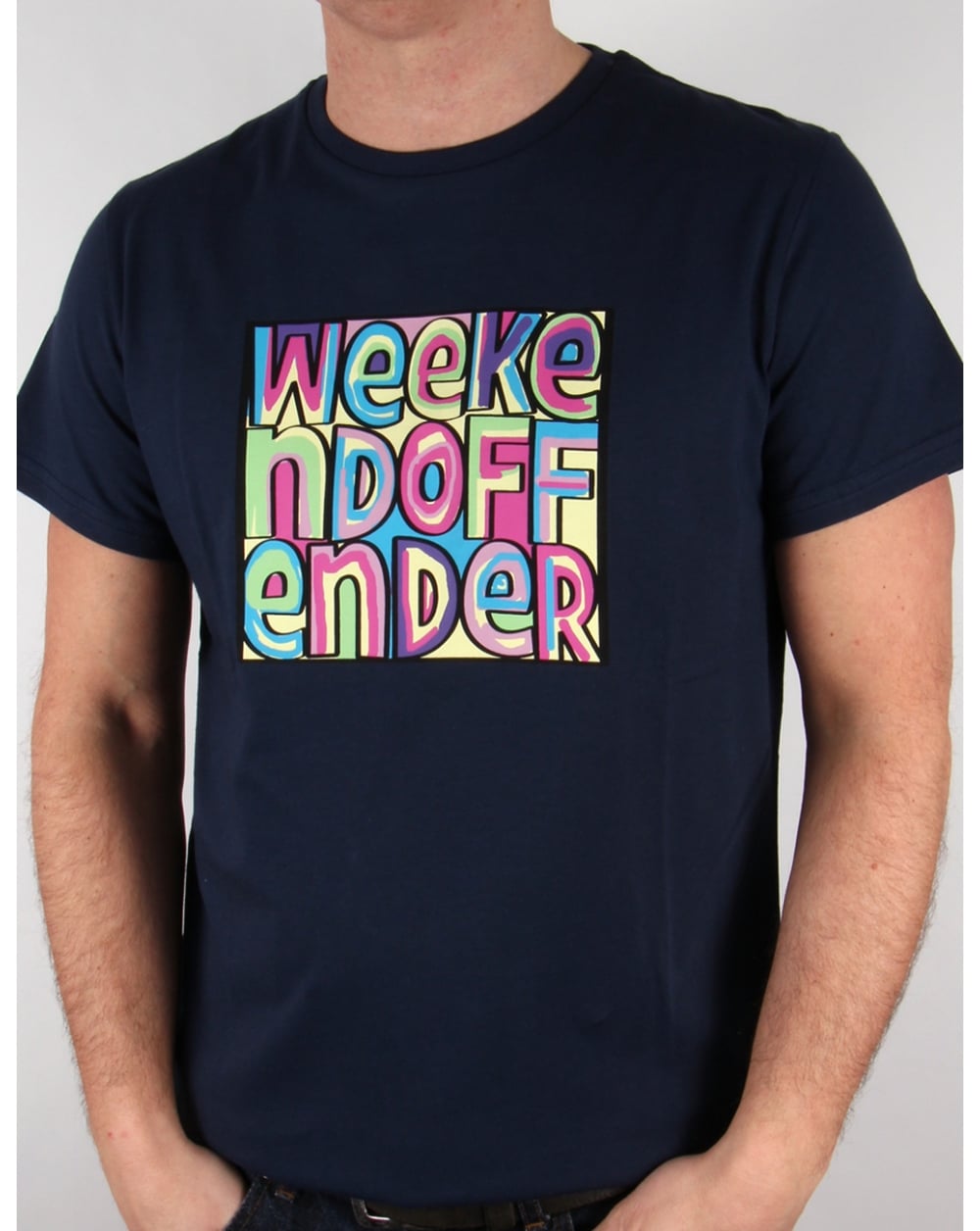 Weekend Offender Mad Cyril T-shirt Navy