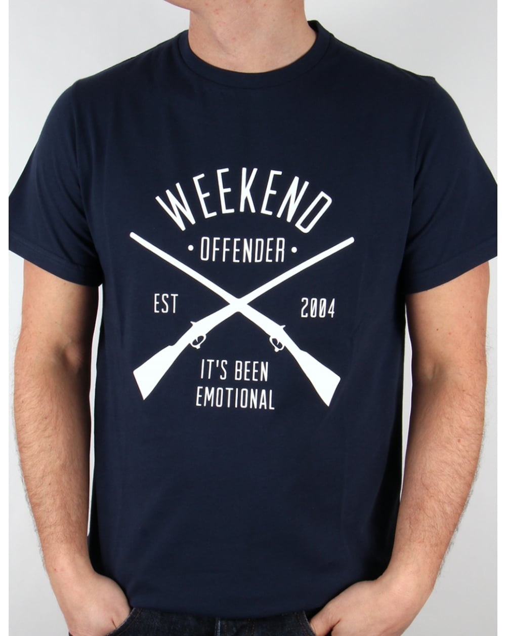 Weekend Offender Rifles T-shirt Navy