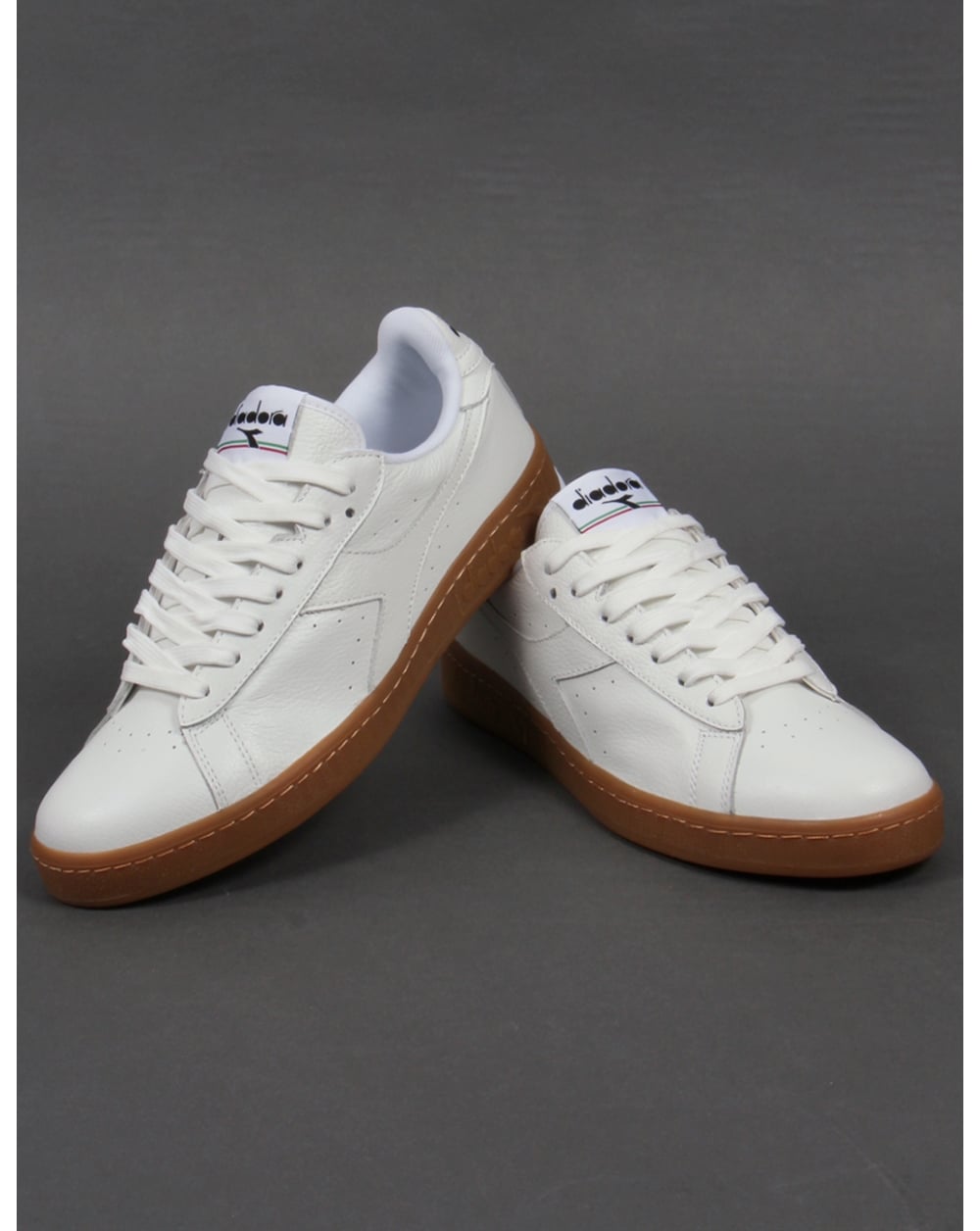 Diadora Game Low Trainers White/Gum