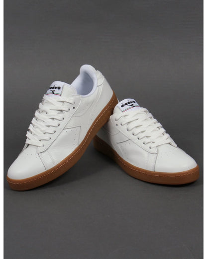 Diadora Game Low Trainers White/Gum