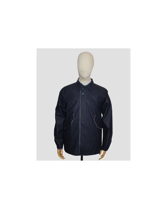 80scasualclassics Elka Hellum Stripes Jacket Navy/white