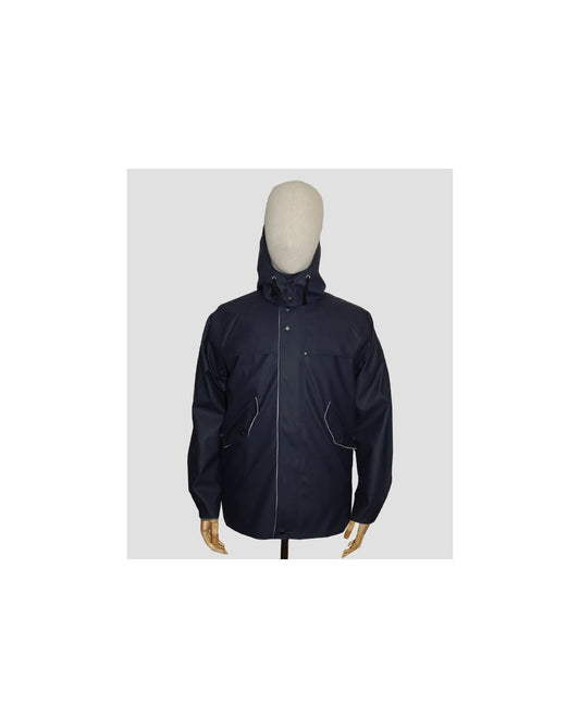 80scasualclassics Elka Hellum Stripes Jacket Navy/white