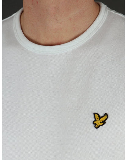 Lyle And Scott Pique T-shirt White