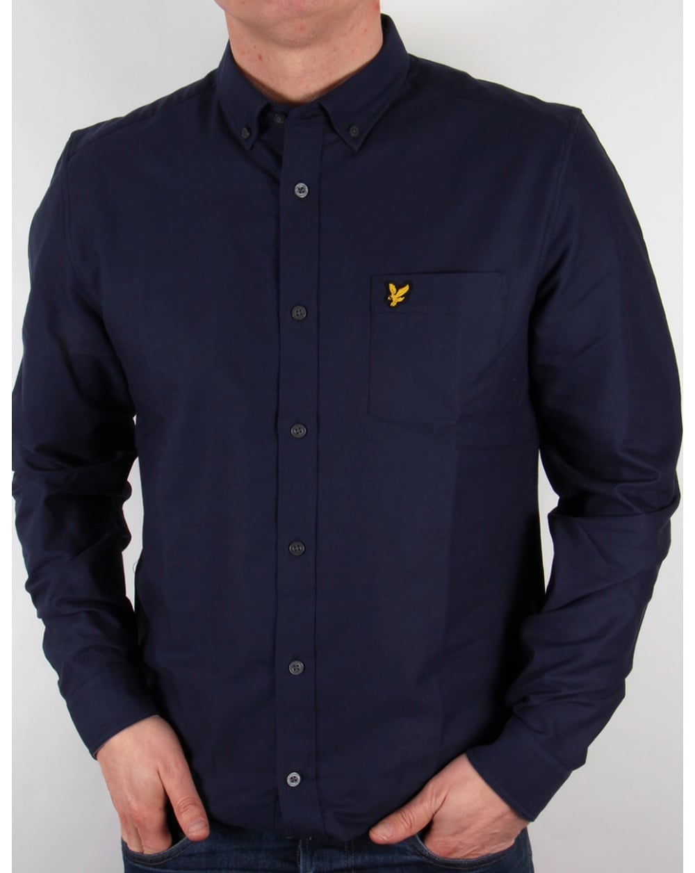 Lyle And Scott Oxford Shirt Navy