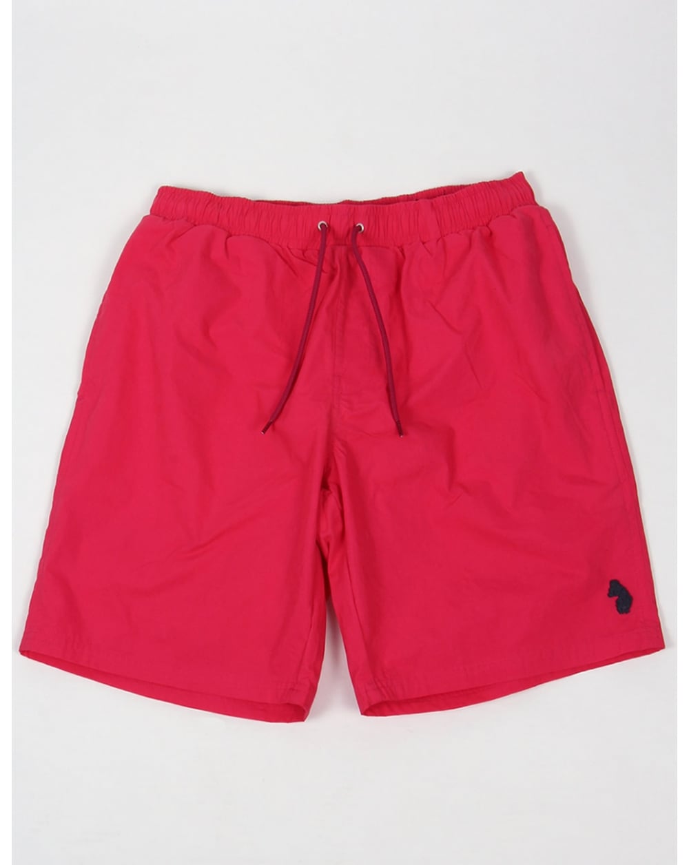 Luke Cagys Knee Length Swim Shorts Pop Pink