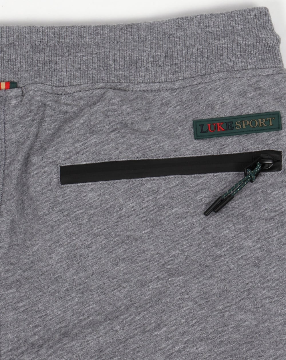 Luke Hiho Track Bottoms Light Grey Marl