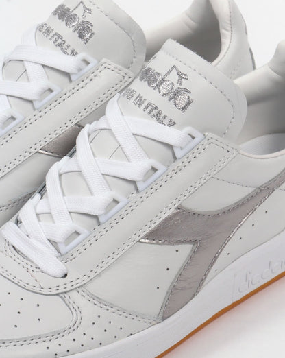Diadora Borg Elite Trainers White/Silver