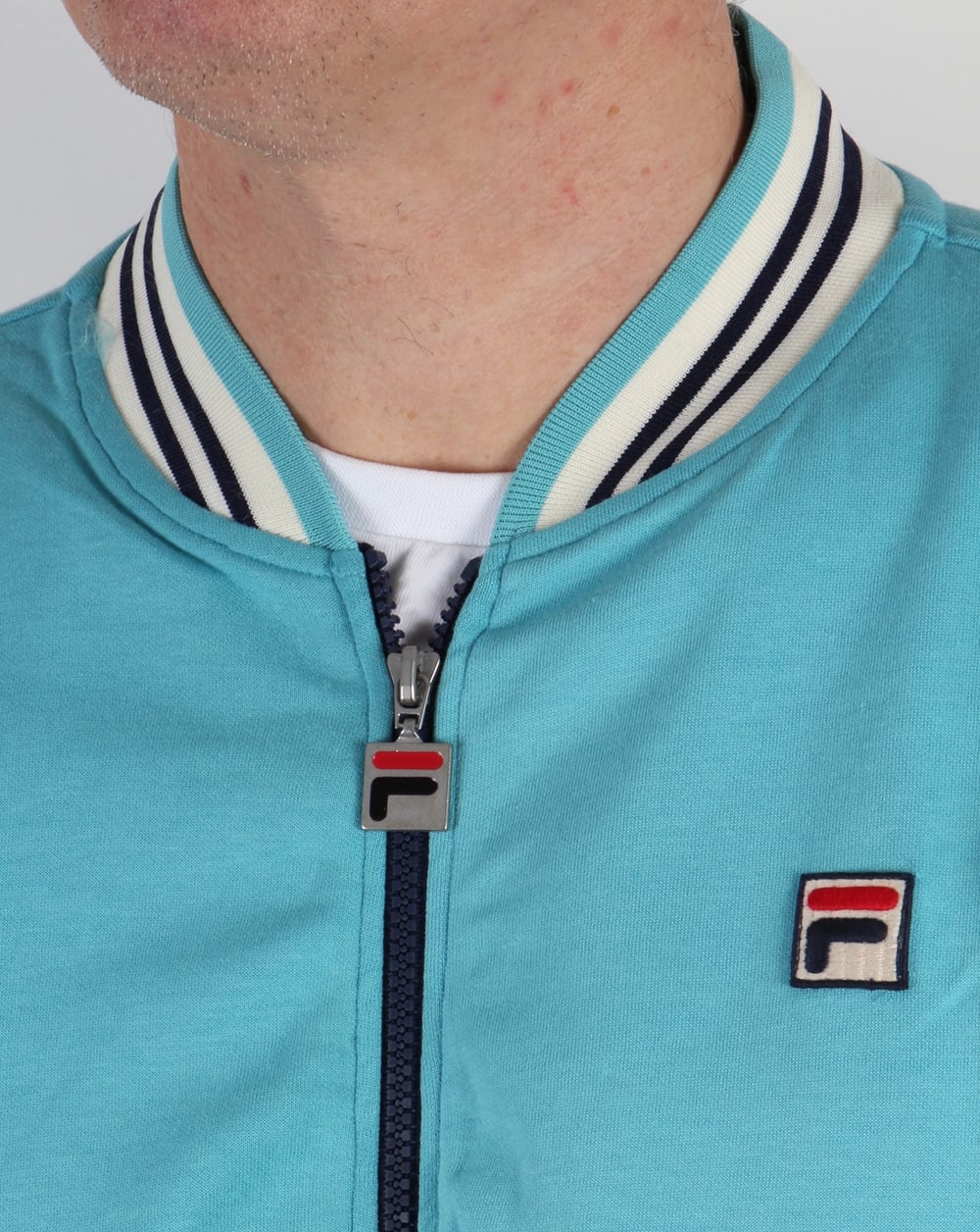Fila Vintage Mk1 Settanta Track Top Eggshell Blue/Gardenia