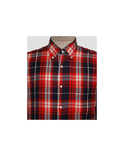 Gant Rugger Windblown Twill Check Shirt Red