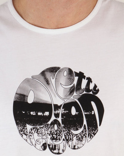 Pretty Green Crowd Logo T-shirt White