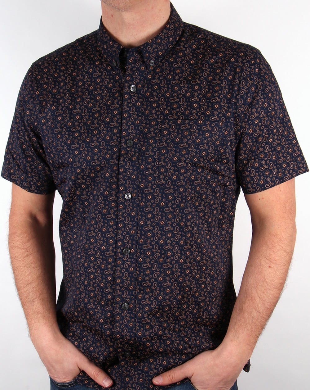 Pretty Green Byland Shirt Navy