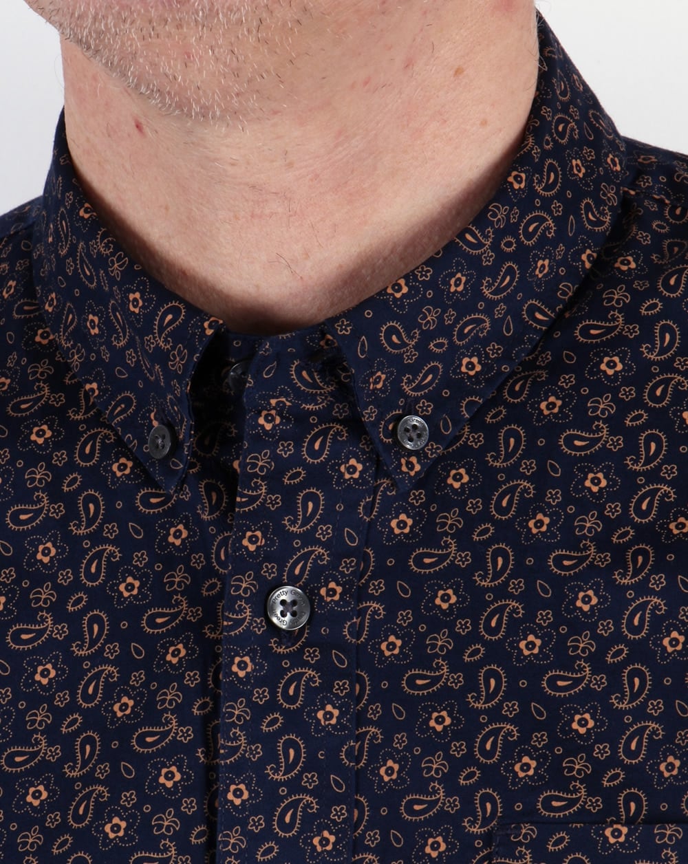 Pretty Green Byland Shirt Navy