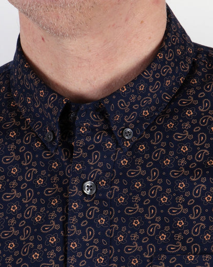 Pretty Green Byland Shirt Navy