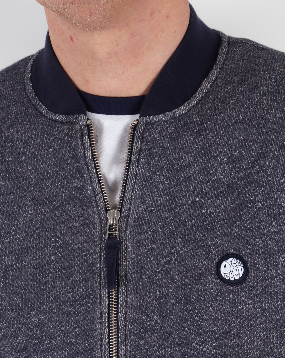 Pretty Green Emsworth Zip Sweat Navy