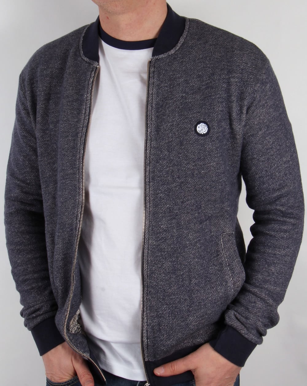 Pretty Green Emsworth Zip Sweat Navy