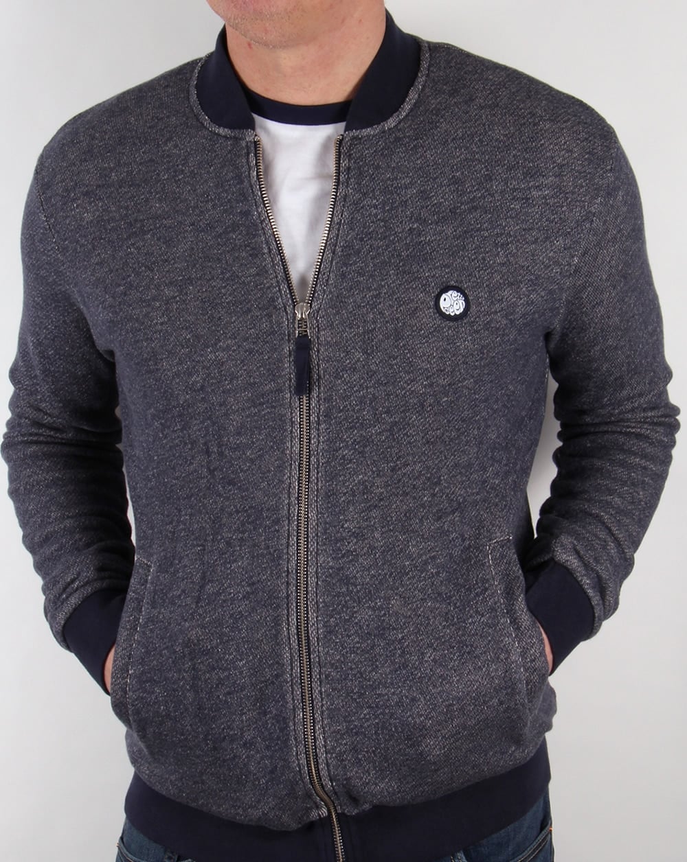 Pretty Green Emsworth Zip Sweat Navy