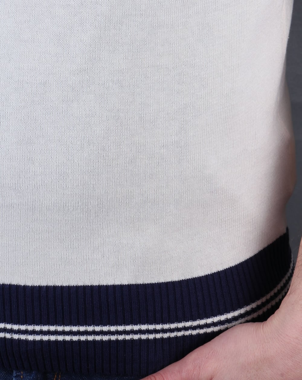 Fila Vintage Voyago Tank Top Gardenia/navy