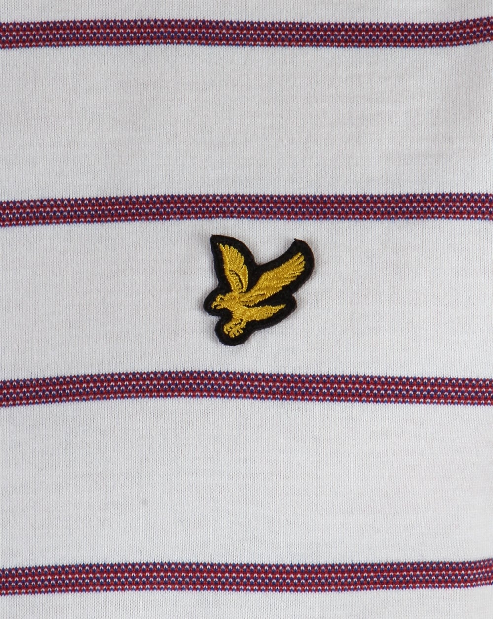 Lyle And Scott Birdseye Stripe T-shirt White