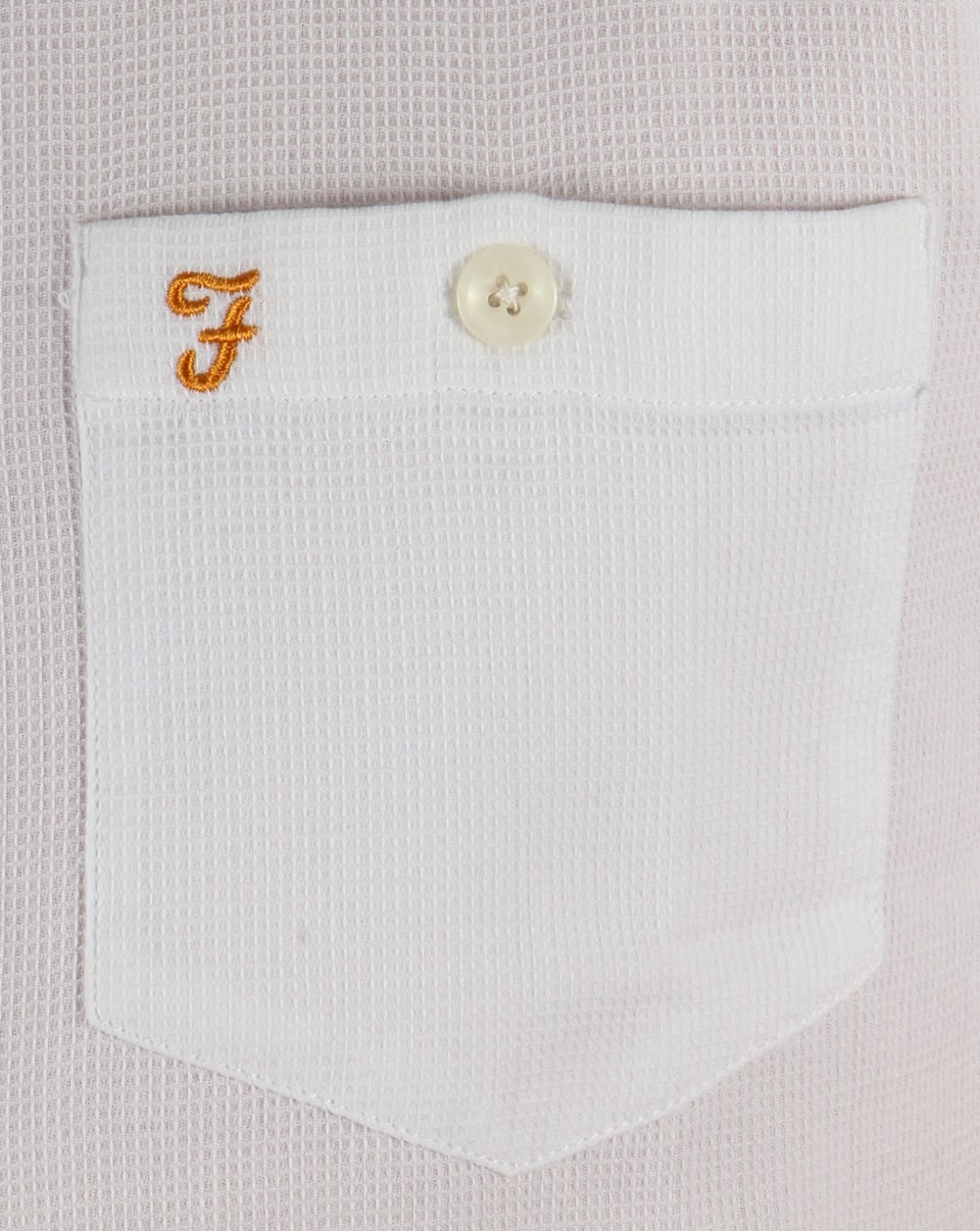 Farah Vintage Colbeck Short Sleeve Shirt White