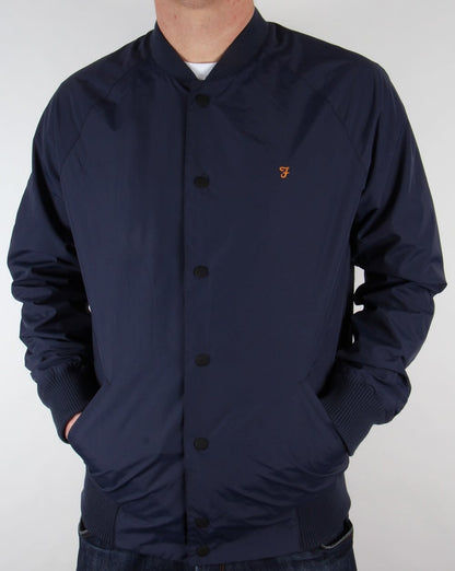 Farah Bellinger Bomber Jacket Navy
